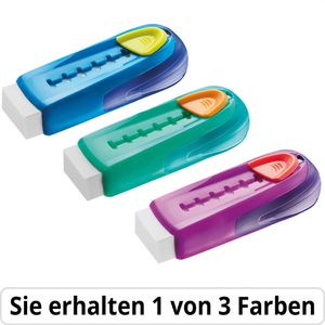 Maped Radiergummi Gom-Stick, 512000, für Blei- und Buntstifte, sortiert, PVC-frei, Kunststoff