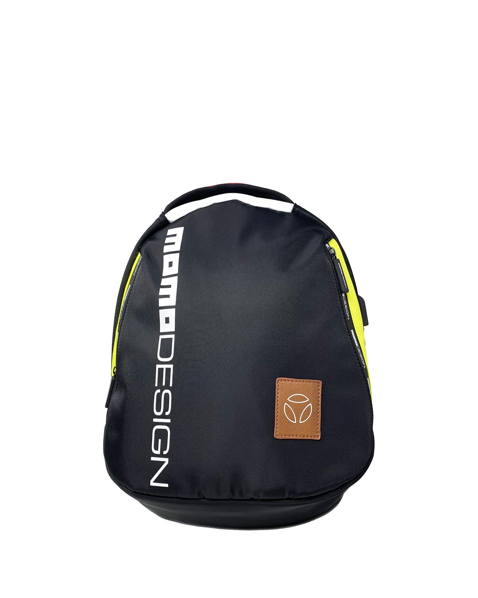 Momo Design Rugzak BLACK AND COGNAC