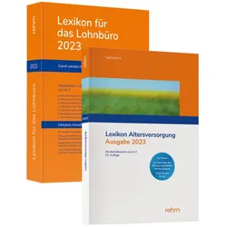 Buchpaket Lexikon für das Lohnbüro und Lexikon Altersversorgung 2023, Fachbücher von Jürgen Plenker, Wolfgang Schönfeld, Heinz-Willi Schaffhausen, Ralf Fath, Christian Urbitsch