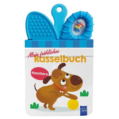 Mein fröhliches Rasselbuch - Haustiere, Gebundene Ausgabe von , YoYo Books, 978-94-6524-146-3