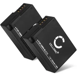 Cellonic Akku für Leica Q (Typ 116), V-LUX 114), 5, 4, Sigma DP1Q, DP2Q, DP3Q (Kamera Akku), Kamera Stromversorgung, Schwarz
