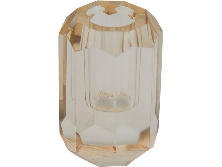 Kerzenständer Natural gold Glas H 8 cm - Kerzenständer
