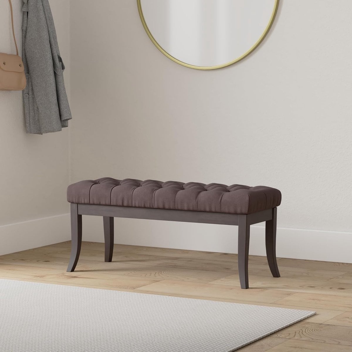 Chesterfield Sofa 100 cm met Luxe Stof Bekleding