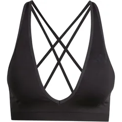 adidas Workout Essentials Knit Light Support Sport-BH Damen KG1973 - black L