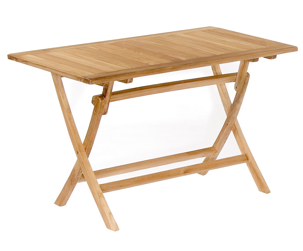 MUESING Klapptisch Perth 120 x 70 cm Teakholz 16884576