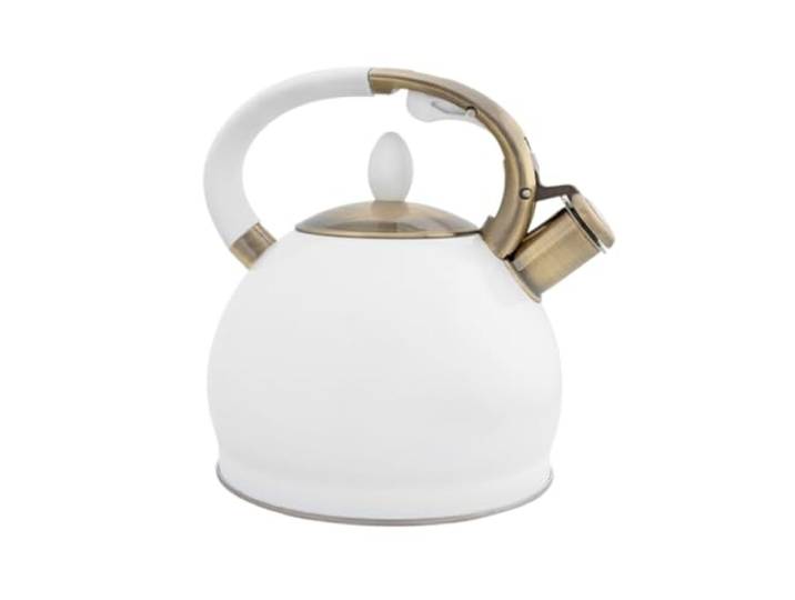 Flötenkessel Teekessel Wasserkessel Pfeifkessel Teekessel-Teekanne Mit Ergonomischem Griff, Leicht Zu Manövrieren, Langlebig, Für Kochen Von Tee, Als Geschenk Für Zuhause Pfeifender Wasserkessel (Col