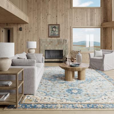 Nuloom Amaryllis Medallion Machine Washable Area Rug