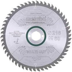 Metabo Sägeblatt multi cut - professional FZ / TZ 5° neg - 628083000