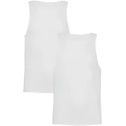 2er Pack UNDER ARMOUR Performance Cotton Unterhemd Herren 100 - white L