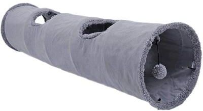 Pet Hub Collapsible Cat Tunnel: Fun Tube For Large Pets Toys & Peep Hole Included S 1