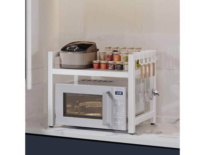 Support de four à micro-ondes réglable avec planches à découper, étagère de rangement de cuisine, organisation de bureau