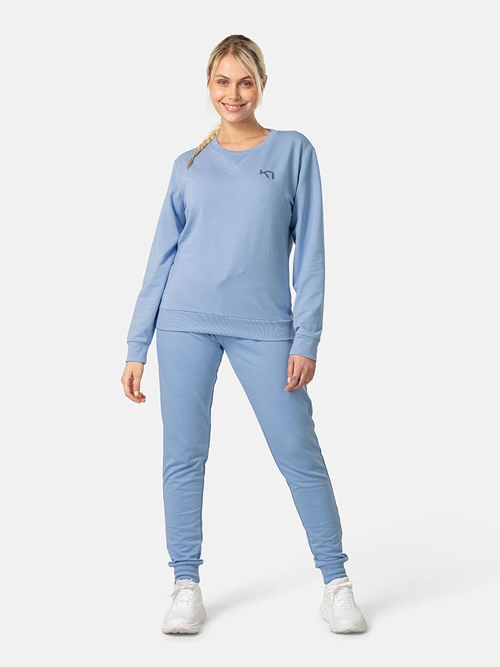 KARI TRAA Sweatshirt "Kari" in Hellblau - XS