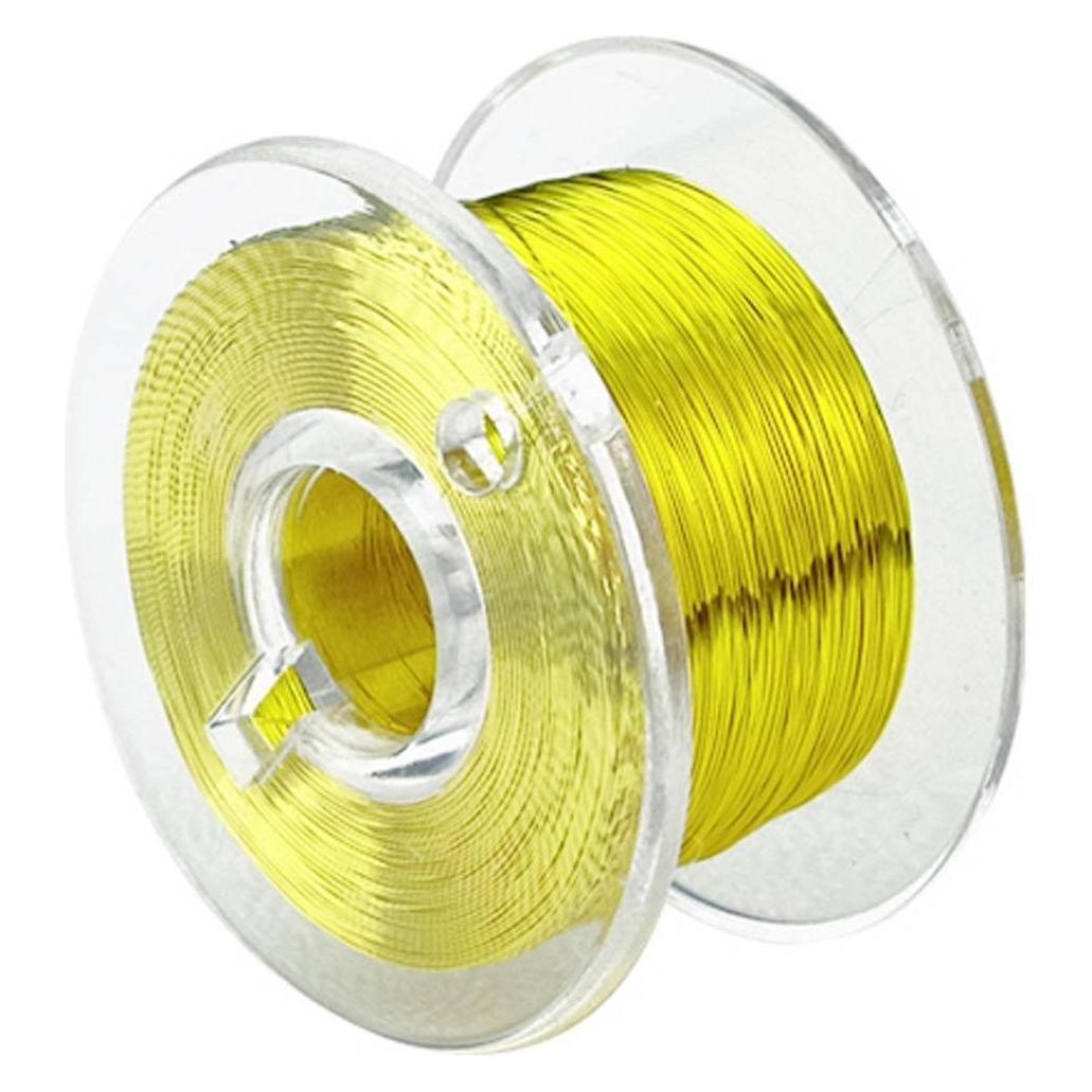 Donau KUPFER LACKDRAHT 0,10 mm - 100 m - gelb (100 m) (LD10-3)