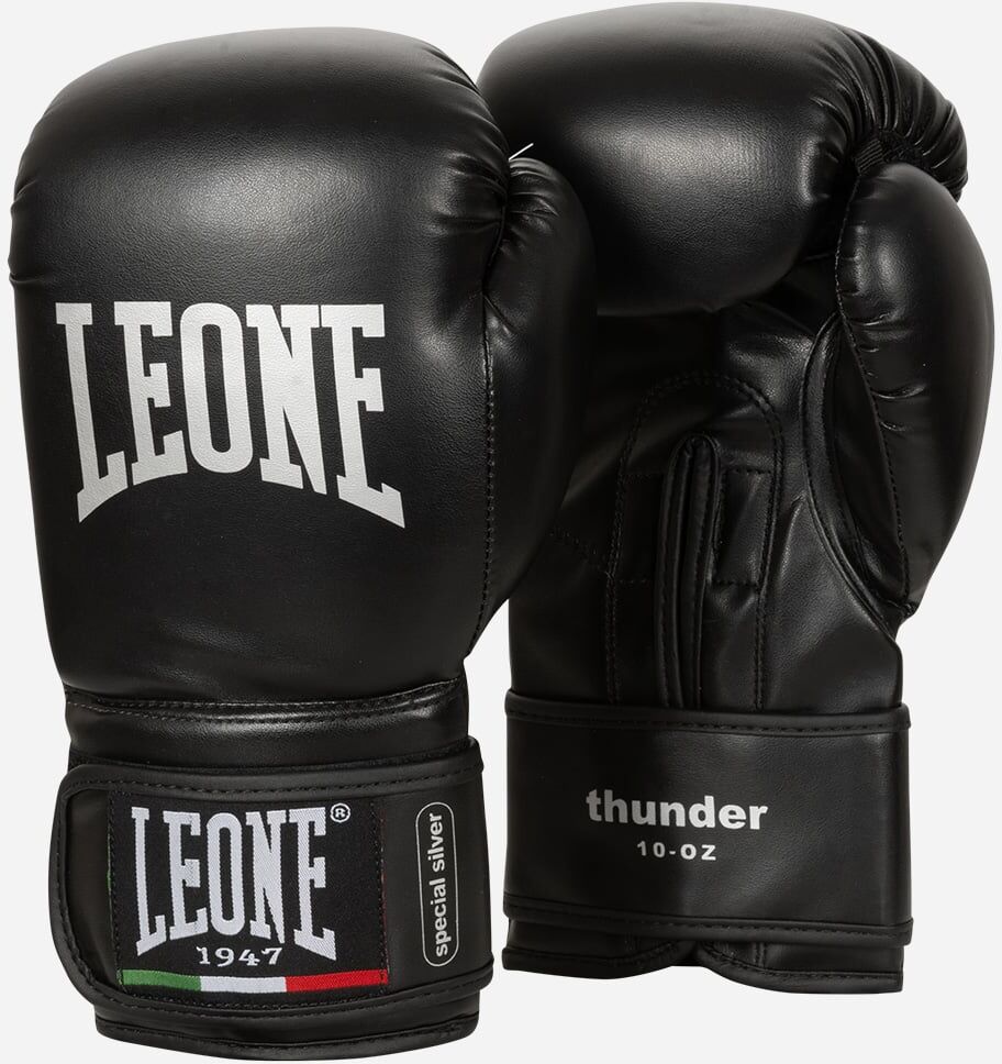 Leone Thunder M - Guantoni Boxe - Uomo - Nero 10OZ