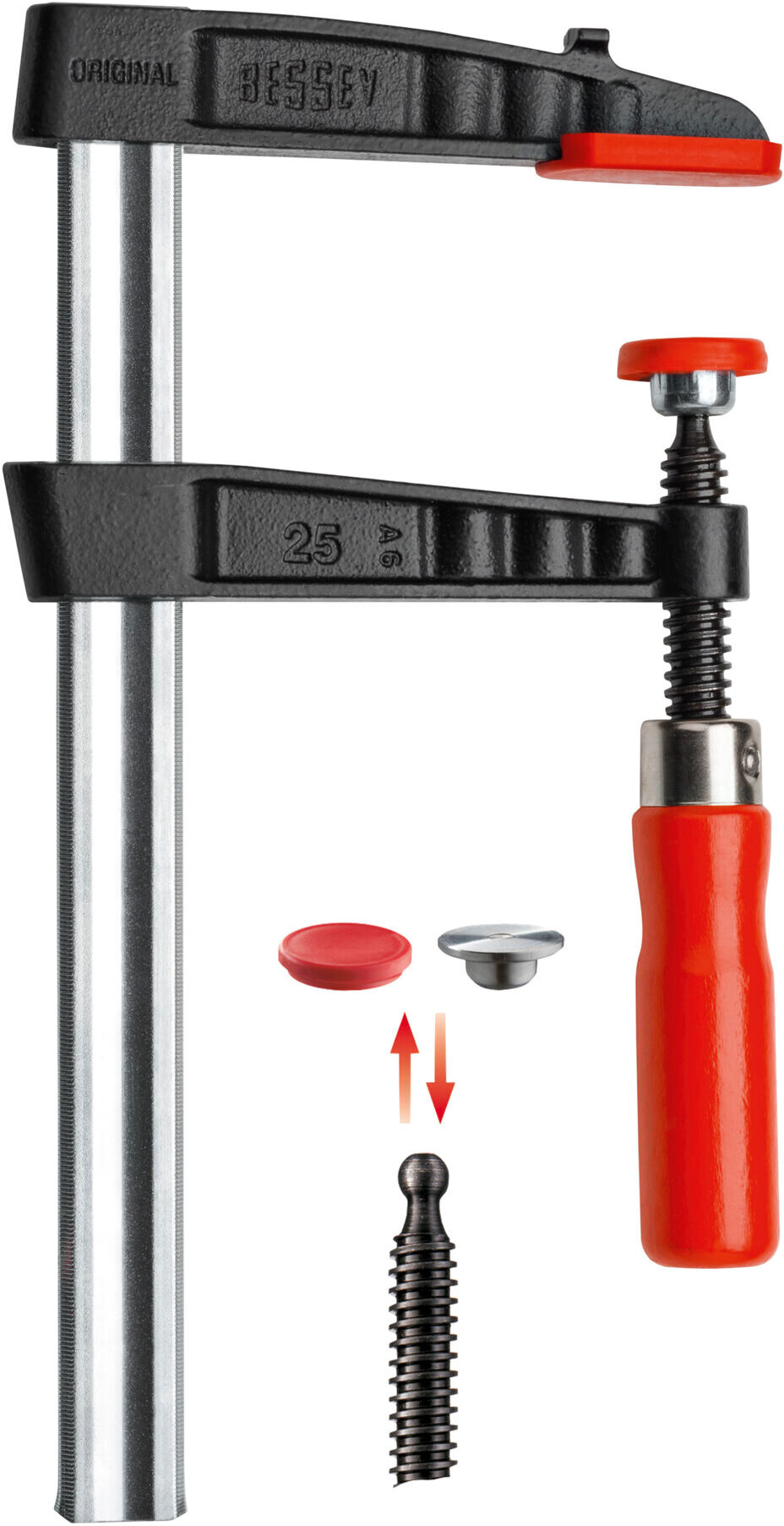 Bessey Temperguss-Schraubzwinge TG 1000/175 (TG100S17)
