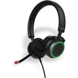 Snom A330D HEADSET WIRED DUO (Kabelgebunden, USB-A), Office Headset, Schwarz