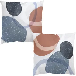 DEKOKISSEN 2er-Set Orbit mit Punkten Set I 50/50 cm
