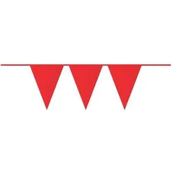 Haza Girlande rot Wimpel, 10 m