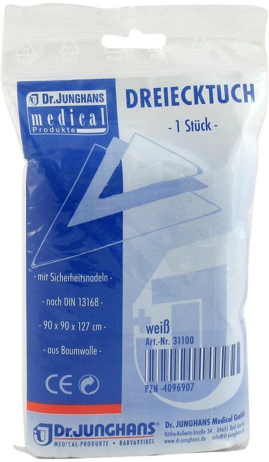 Dreiecktuch rohweiss 90x90x127 31100 1stk