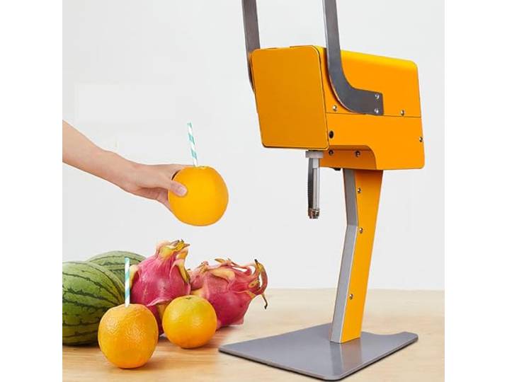 STMKB Kommerzieller Entsafter, Orangen-, Wassermelonen- Und Ananas-Entsafter Mit Entkerner Und Doppelklingen, Kein Schälen Erforderlich, Geeignet Für Früchte Mit Einem Durchmesser Von 88–120 Mm