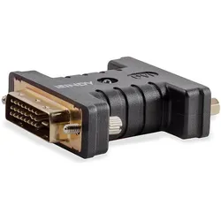 Lindy DVI EDID Emulator, with Clone Function, Video Adapter, Schwarz