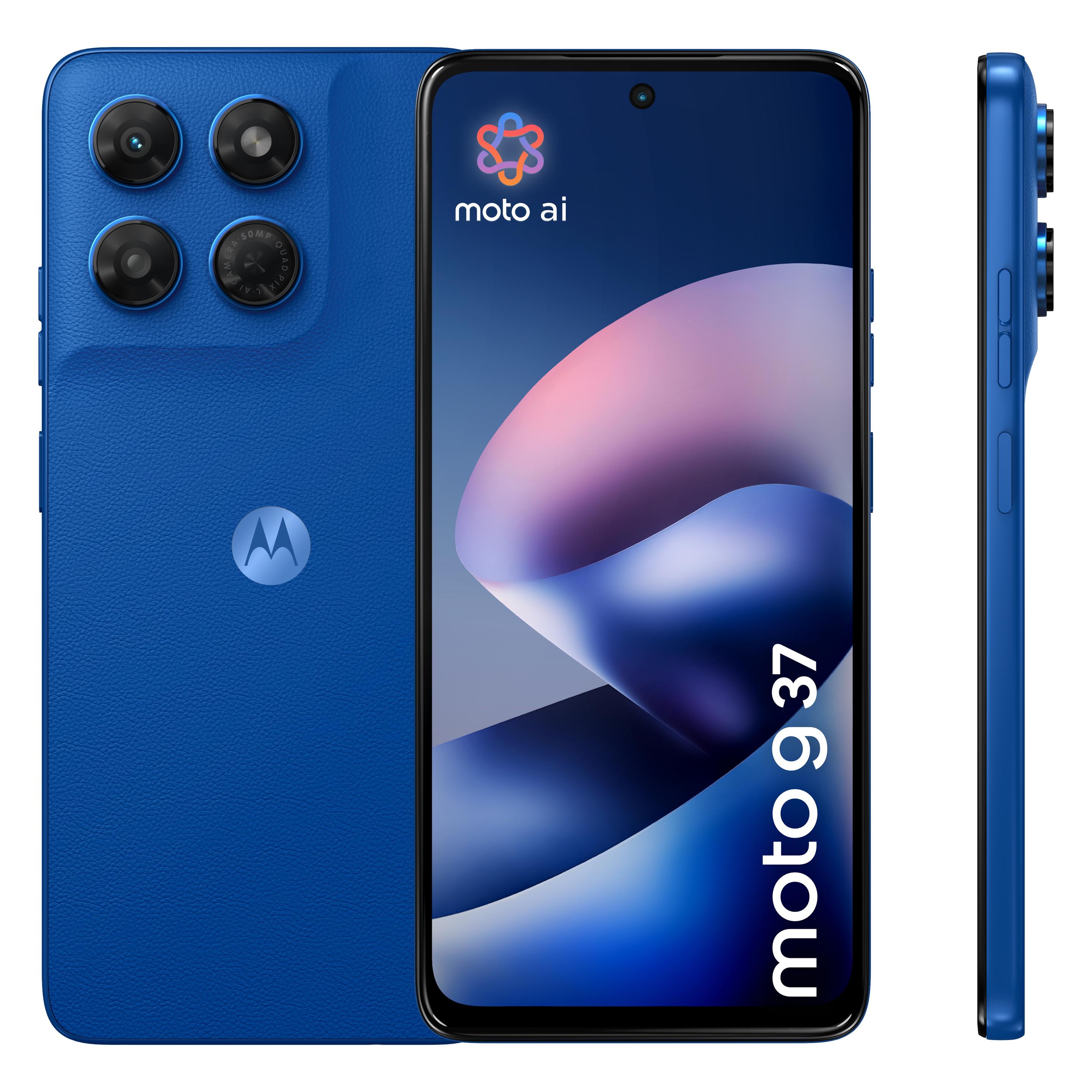 Motorola Moto G37 (128 GB, PANTONE Nautical Blue, 6.67", Dual SIM, 5G) (PBCE0004SE)