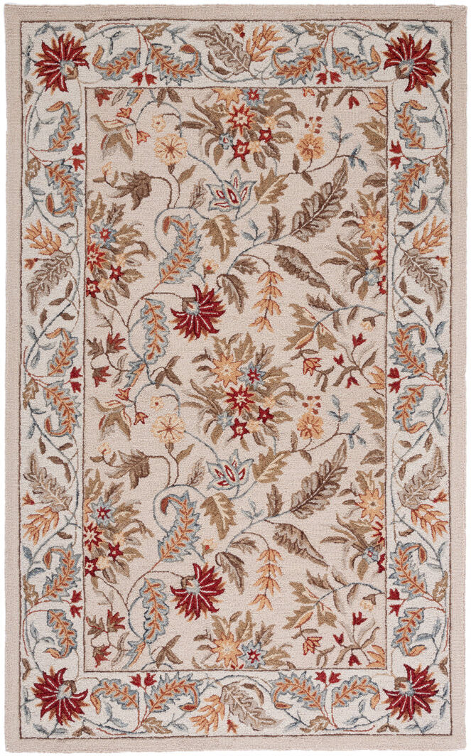Marlow Home Co. Chelsea Oriental Area Rug In Ivory Ivory Runner 119.38 x 304.8cm