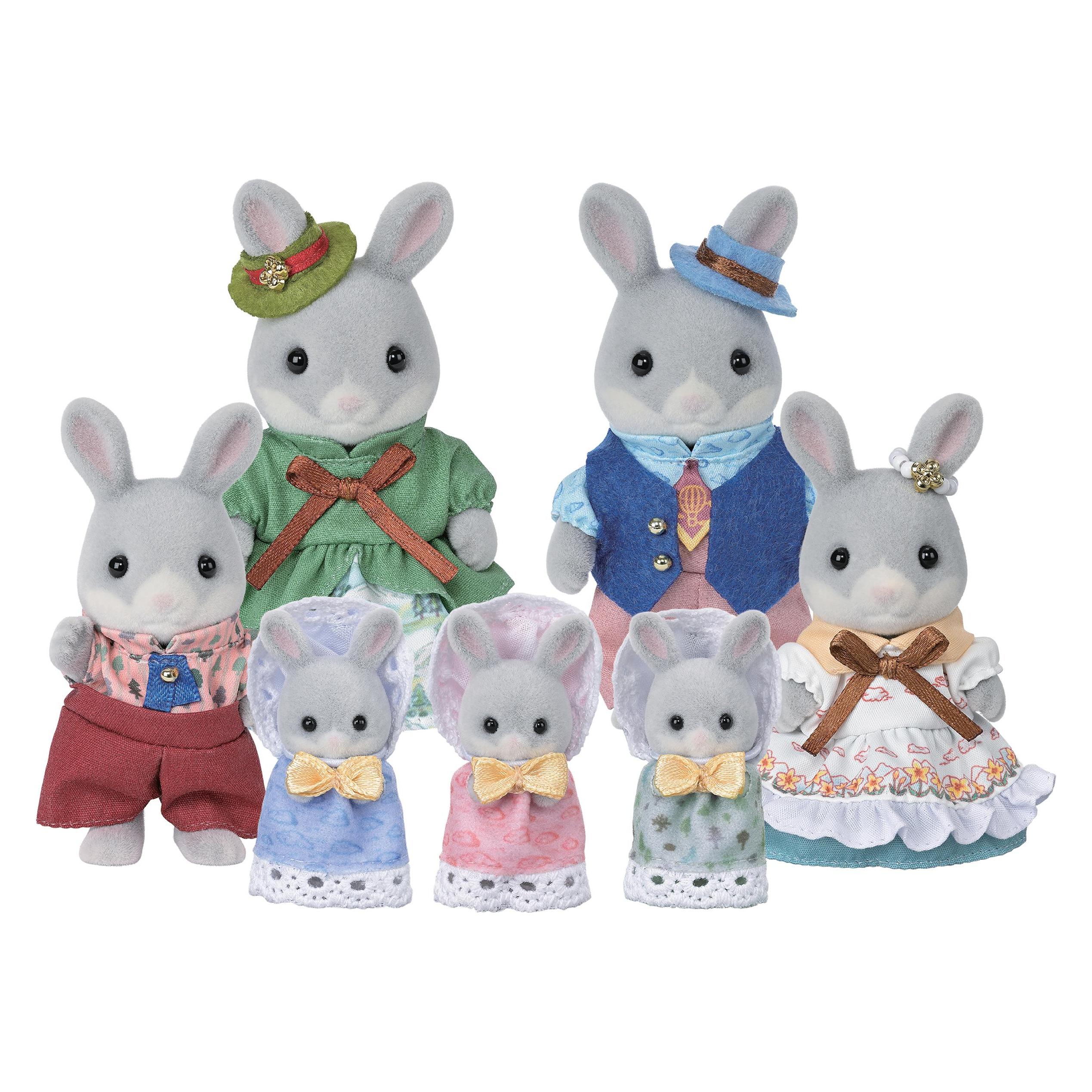 Sylvanian Families SYLVA Cottontail Rabbit Family Celebration set (5700.05863)