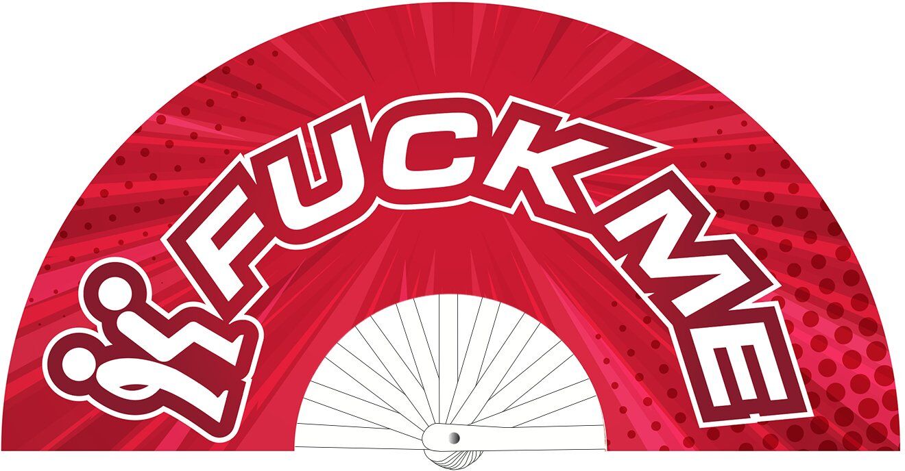 M Proud Éventail Géant Fuck Me 64cm