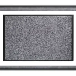 METRO PROFESSIONAL Schmutzfangmatte, Kunststoff, 60 x 90 cm, grau/schwarz
