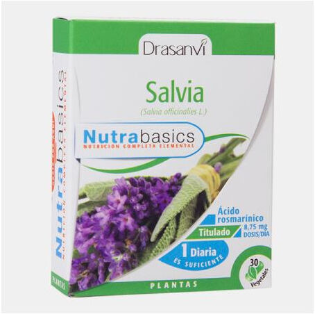 DRASANVI NUTRABASICS SALVIA 350mg 30 CAPSULAS