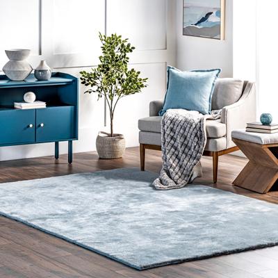 Nuloom Loni SuperiorWash Solid Machine Washable Shag Area Rug