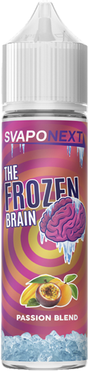 Svaponext Passion Blend Frozen Brain Liquido Shot 20ml Frutto Della Passione Mango Pesca Ghiaccio