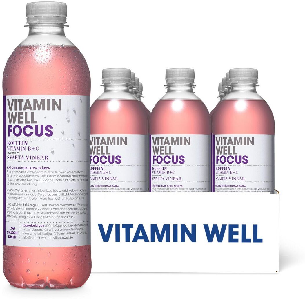 VITAMIN WELL Dryck Focus 50cl