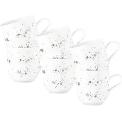 Seltmann, Tasse, Liberty Silver Stars Henkelbecher (400 ml, 6x)