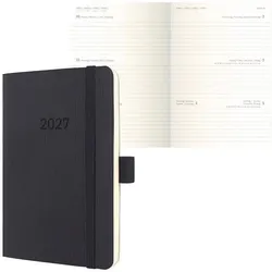 Sigel Buchkalender Wochenkalender »Conceptum« 2027 A6 schwarz