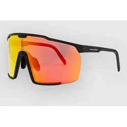 Horsefeathers Proton Matt Black Bike Sonnenbrille mirror red Gr. Uni