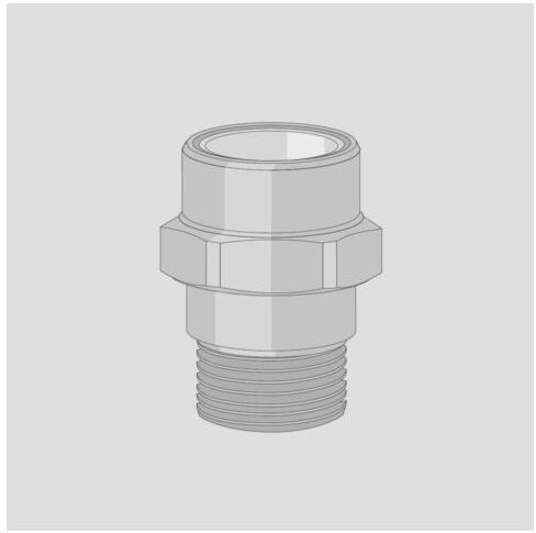 Eisenberg Friatherm Friatec Übergang Verschraubung kurz 75540620000 zum Kleben, 25 mm x R 3/4, Aussengewinde