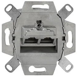 Rutenbeck Datenanschlussdose flex UAE-Cat.6A iso-8/8 Up0 2xRJ45s LSA