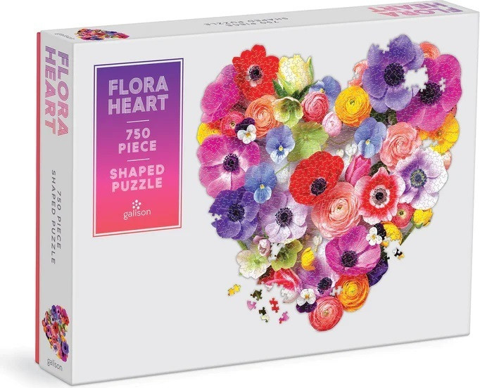 Galison Puzzel Bloemendhart 750 stukjes