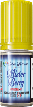Cyber Flavour Mister Berry Aroma Concentrato 10ml Mirtillo