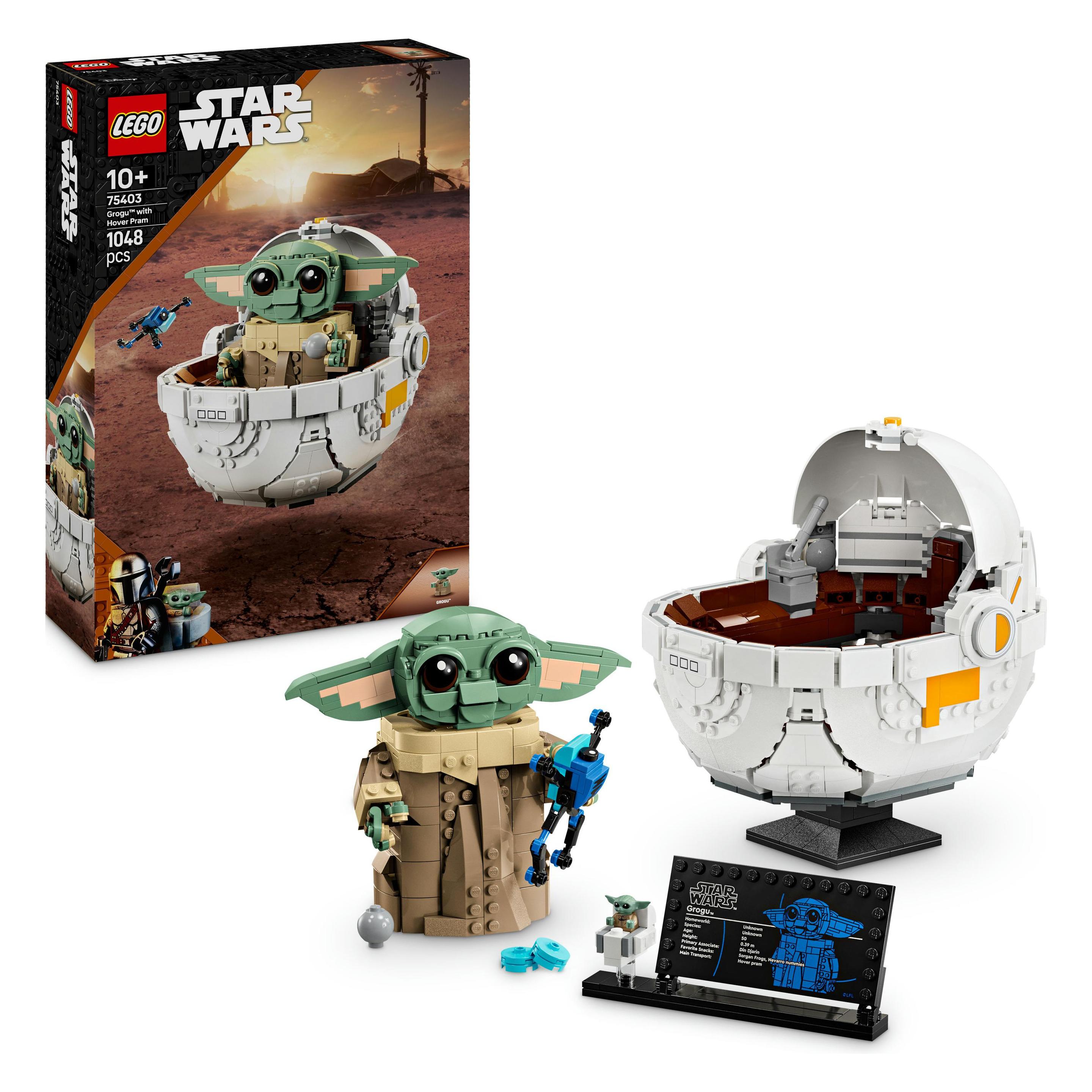 LEGO Grogu in seiner Repulsorwiege (75403)