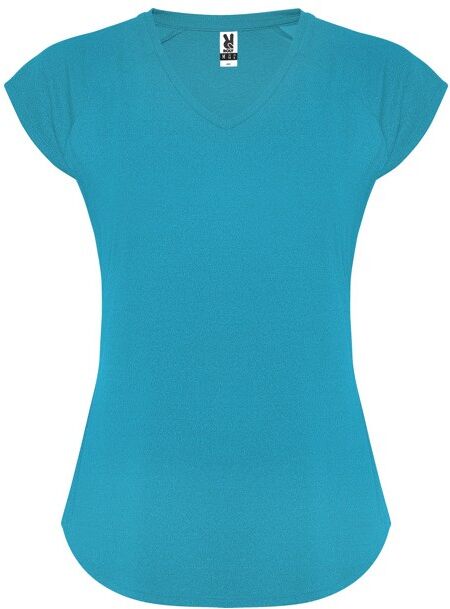 T-shirt technique publicitaire élastique et respirant Avus M TURQUOISE CHINÉ