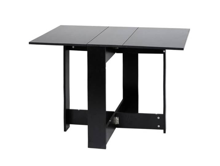 Table a manger seule - table de salle à manger pliante avec 2 pieds rotatifs