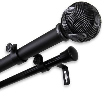 InStyleDesign Winona Adjustable Double Curtain Rod