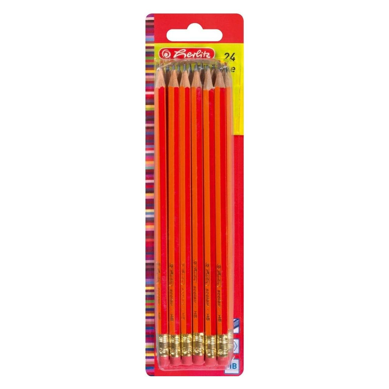 Herlitz 8850604 Bleistift (e) (HB, 24x) (8850604)