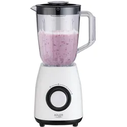 Adler AD 4085 Standmixer mit 1,5 Liter Behälter und Anti Rutsch Füßen Weiß