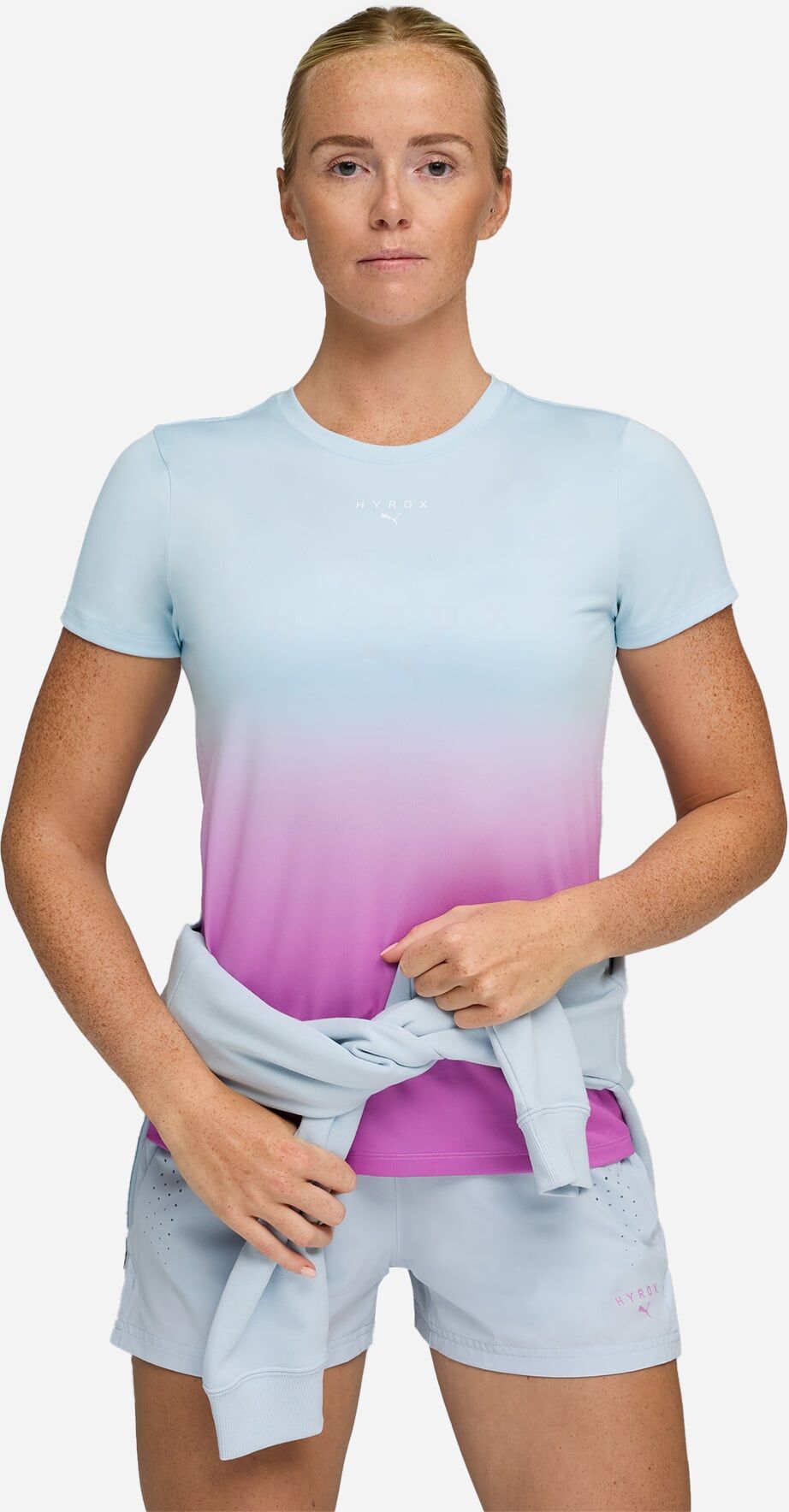 Puma Hyrox Graphic W - T-shirt Training - Donna - Fucsia M