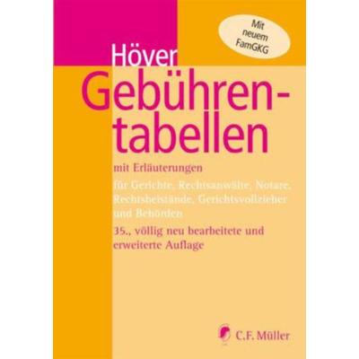 Gebührentabellen, Taschenbuch von Albert Höver, C.F. Müller, 978-3-8114-5234-3