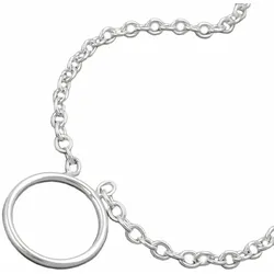 Gallay Kette 2,2mm Ankerkette für Charmeinhänger Silber 925 38cm